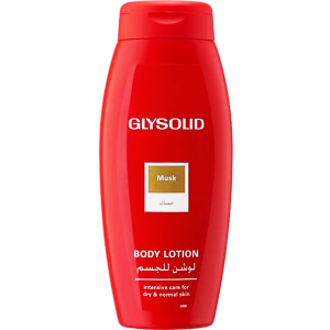 Glysolid Body Lotion Musk For Dry & Normal Skin 200 mL Bottle